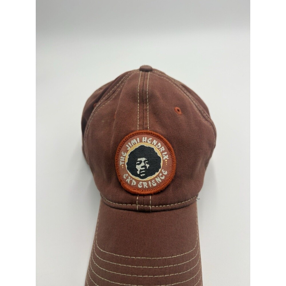 Vtg 2005 Jimi Hendrix Experience Hat Distressed Brown Cap Virtis OSFA